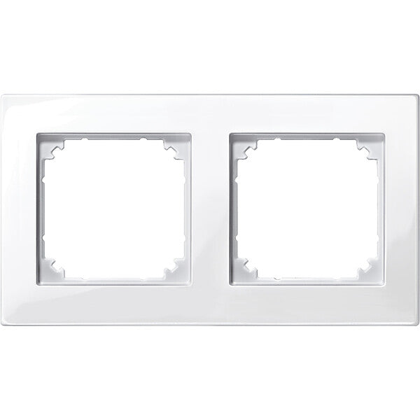 Merten M-PLAN-Rahmen 2f. pws/gl 515219